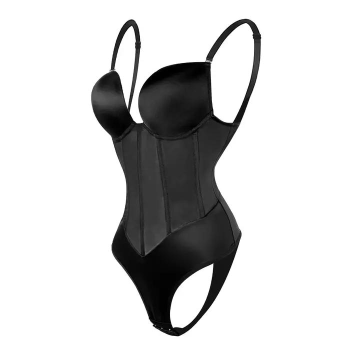 Body gainant amincissant pour femme, effet ventre plat, gaine amincissante pour la taille, bustier push-up, combinaison sculptante, sous-vêtement pour robe de soirée