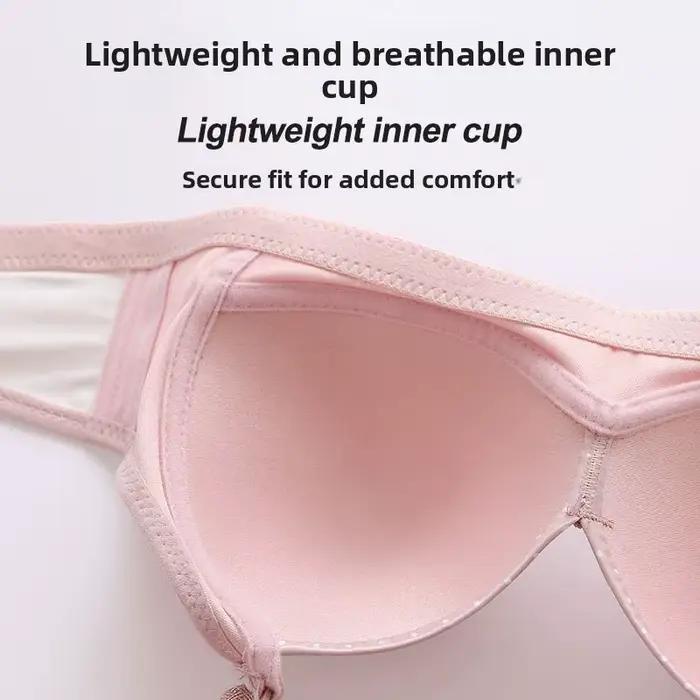 Soutien-gorge imprimé Floral de grande taille, tissu Polyester fin et respirant, confortable, conception de boucle à trois rangées pour les mères d'âge moyen