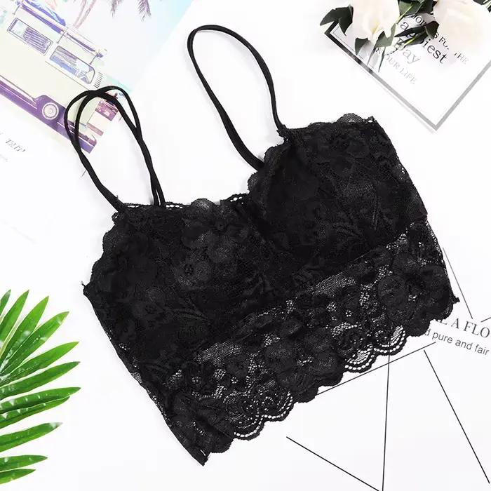 Mode femmes Bralette soutien-gorge femme hauts offre spéciale femme dentelle sangle enveloppé poitrine petit haut nouveaux sous-vêtements soutiens-gorge