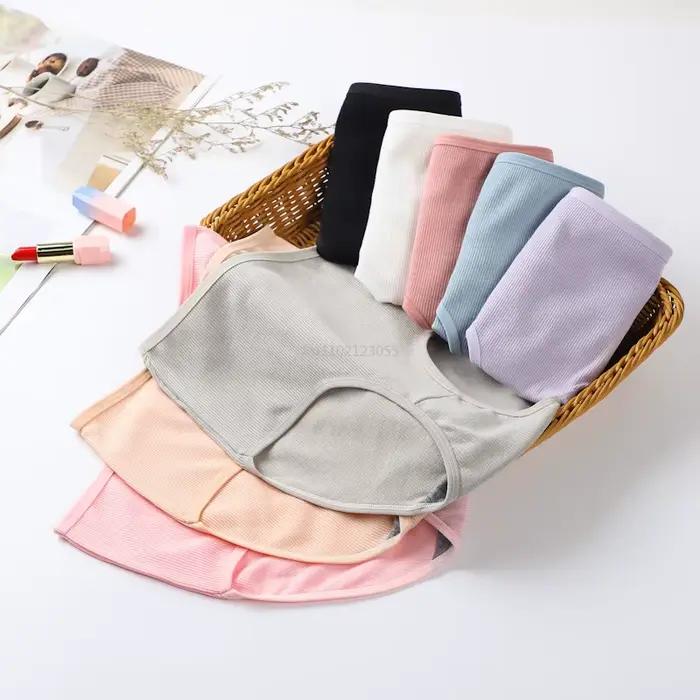 Culotte en coton taille haute pour femme, sous-vêtements féminins, modèle de fesse de transport du ventre, culotte de ceinture mère