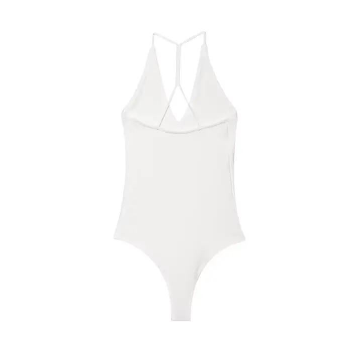 MUJER biely čierny body pre ženy Sexy