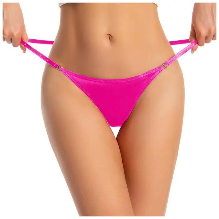 No Show – sous-vêtements tanga avec nœud sans couture pour femmes, culotte respirante, coupe douce, sous-vêtements de contrôle pour femmes