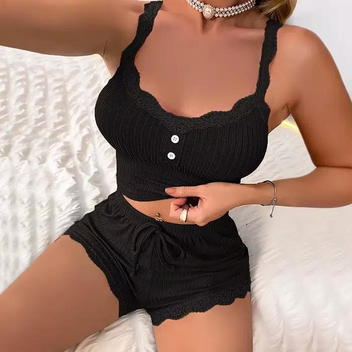 Dámske pyžamové sety Pijama Pyžamá pre ženy letný set Sexy nočné oblečenie na spanie pre