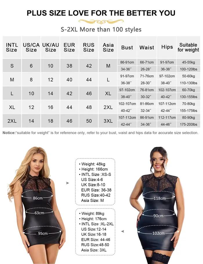 Comeondear veľká veľkosť dámske šaty Wetlook koktejlové bez rukávov Umelá koža párty Mini Club Latex obtiahnuté nočná košeľa