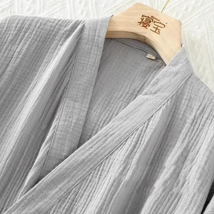 Tradičné japonské samurajské kimono z čistej bavlny pre mužov