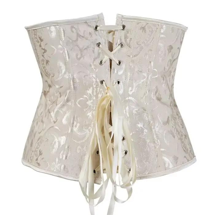 Corset gothique Sexy en Satin pour femmes, sous-buste, Bustier, cintré à la taille, amincissant, façonnant le corps, Lingerie, taille XXXS, vêtements de fête