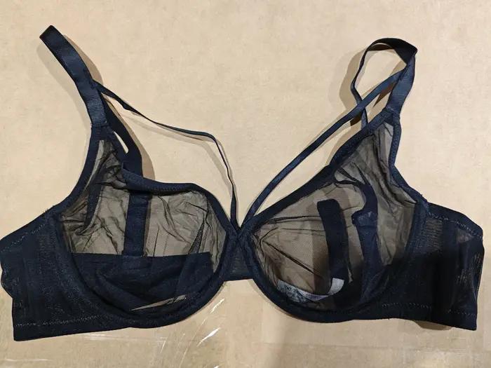 Špeciálne ponuky pre ženy - Priehľadná sieťovaná podprsenka Ultra tenká priesvitná vysoko elastická Sexy Lingerie nastaviteľná s drôtikom veľké veľkosti