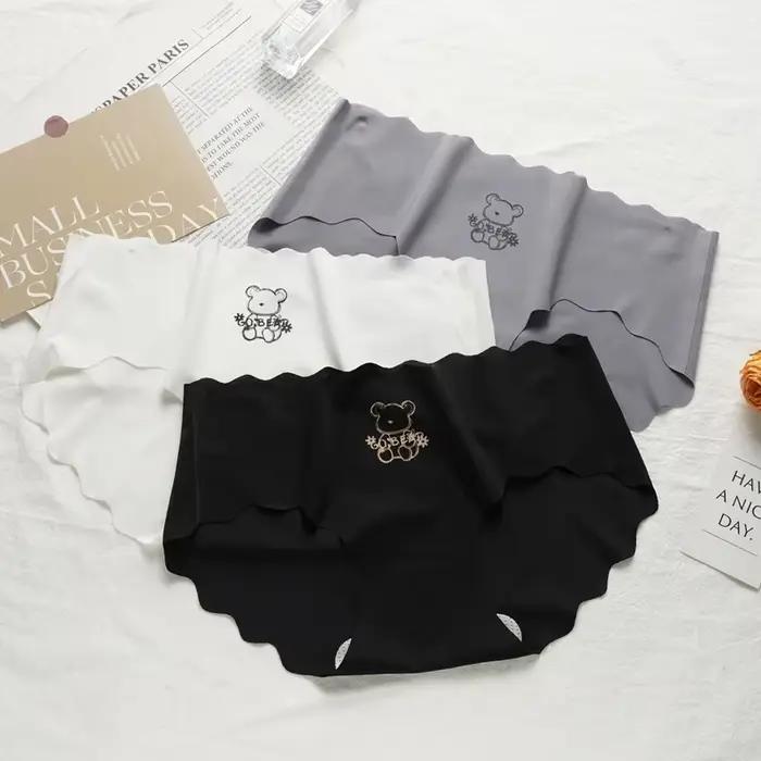 Sous-vetements invisibles femmes confortables nylon elastane brèves taille basse pour femmes occasions quotidiennes
