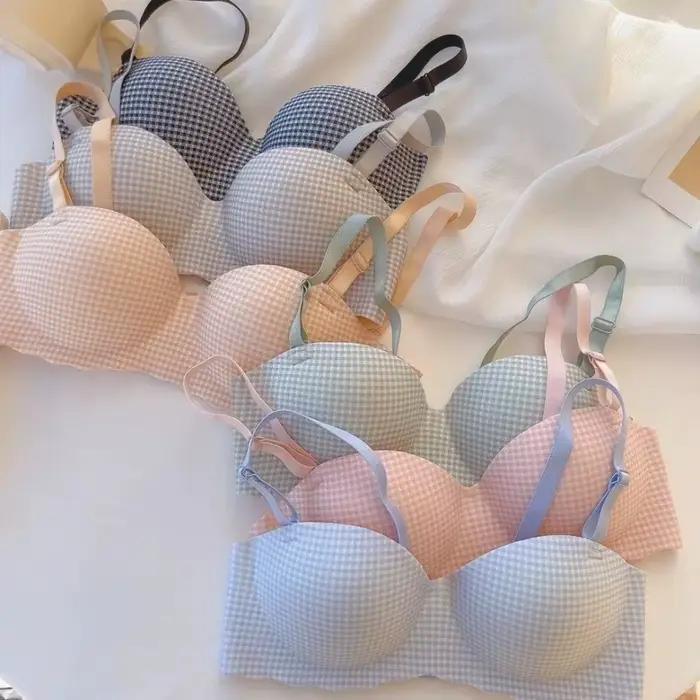 Soutien-gorge respirant sans couture, sangle d'épaule réglable, sous-vêtements Push Up sans couture, confortable à porter, sous-vêtements intégrés sans fil