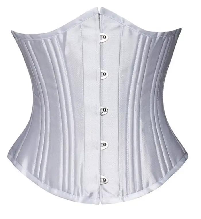 XS à 6XL sous le buste Corset 24 acier désossé corps Shaper gothique Sexy femmes Sexy taille contrôle taille Cincher Corselet haut grande taille