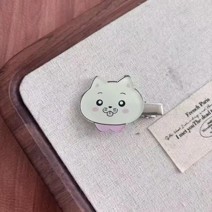 Unisex kawaii mačacia spona do vlasov