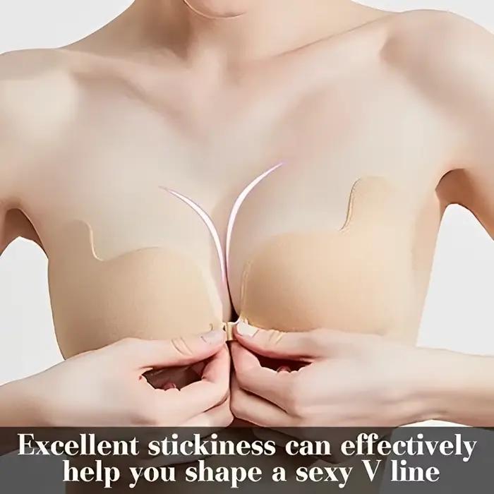 Neviditeľná push-up podprsenka zo silikónu pre ženy