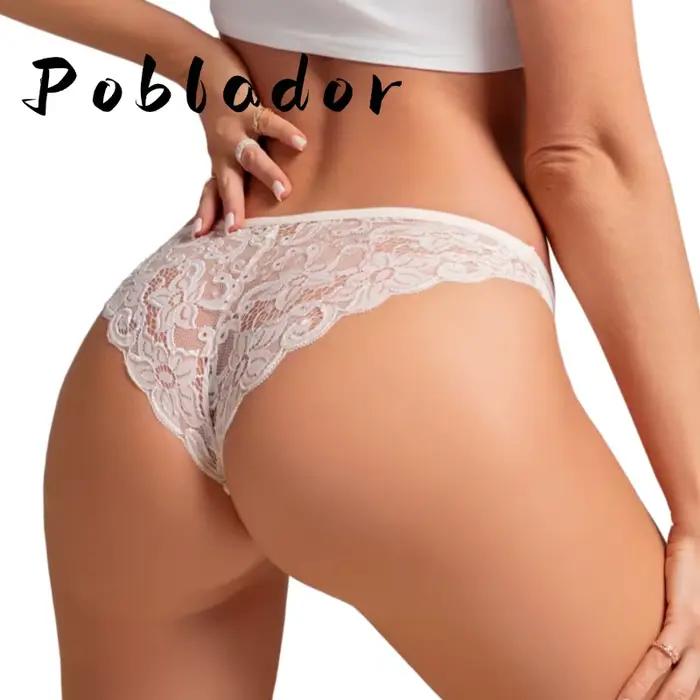 Sexy dentelle culottes pour femmes sans couture mode impression sous-vêtements féminins taille basse slips dame femmes Lingerie caleçons intimes