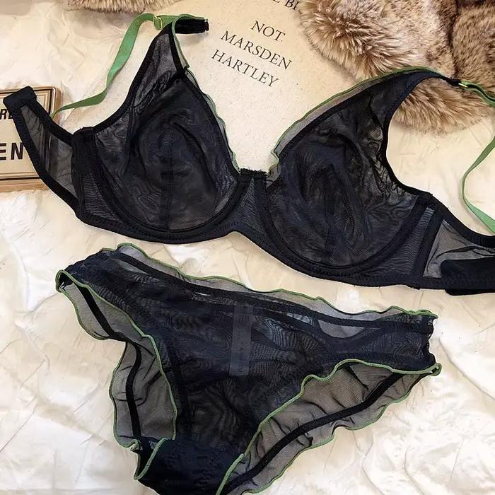 Ensemble sous-vêtements MOYISU style sexy avec motifs floraux pour femmes occasions spéciales