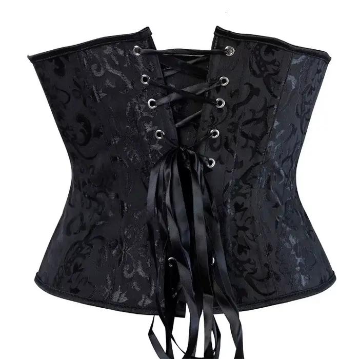 Corset gothique Sexy en Satin pour femmes, sous-buste, Bustier, cintré à la taille, amincissant, façonnant le corps, Lingerie, taille XXXS, vêtements de fête