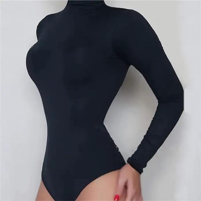 Dámske rolákové body s dlhým rukávom