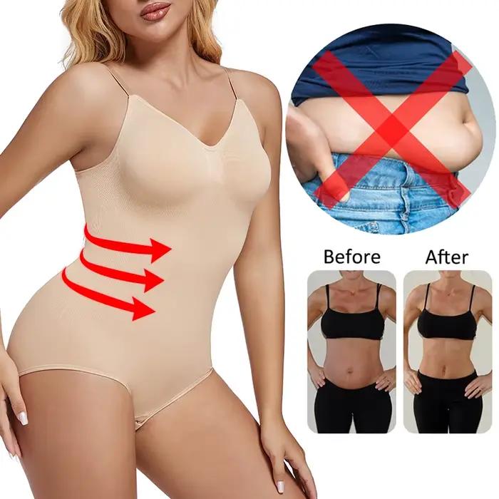 Body dos bas pour femmes, vêtement modelant, entrejambe ouvert, contrôle du ventre, Push Up, Corset, débardeur, sous-vêtements dos nu