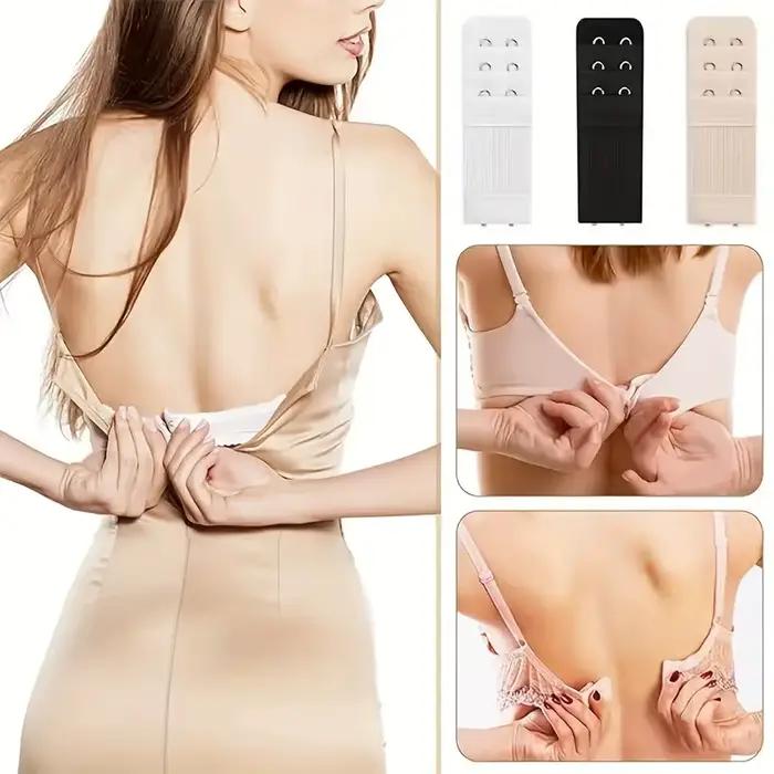Extensions de soutien-gorge souples, 9 pièces, 2 crochets, 3 rangées réglables, extension arrière confortable pour femmes