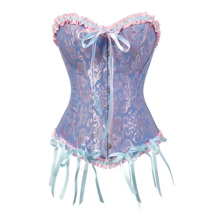 Vintage Top Korzet Gotický Korzety Steampunk Bustier So Šnurovaním Živôtik Veľká Veľkosť Sexy