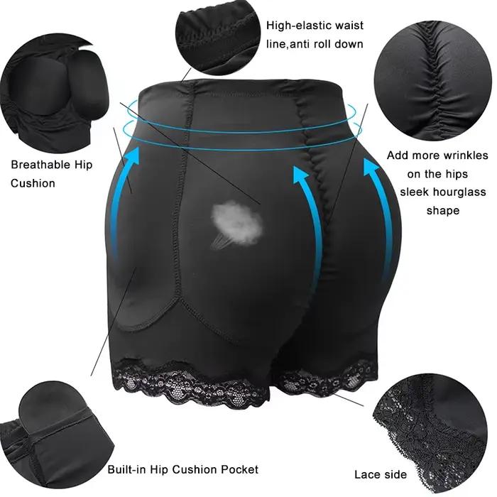 Culotte de contrôle pour femmes avec coussinets amovibles en mousse haute densité pour une silhouette élégante et séduisante pour diverses occasions