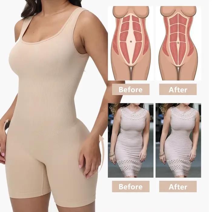 Tenue de compression intégrale pour femme, corset de batterie, sous-vêtement amincissant