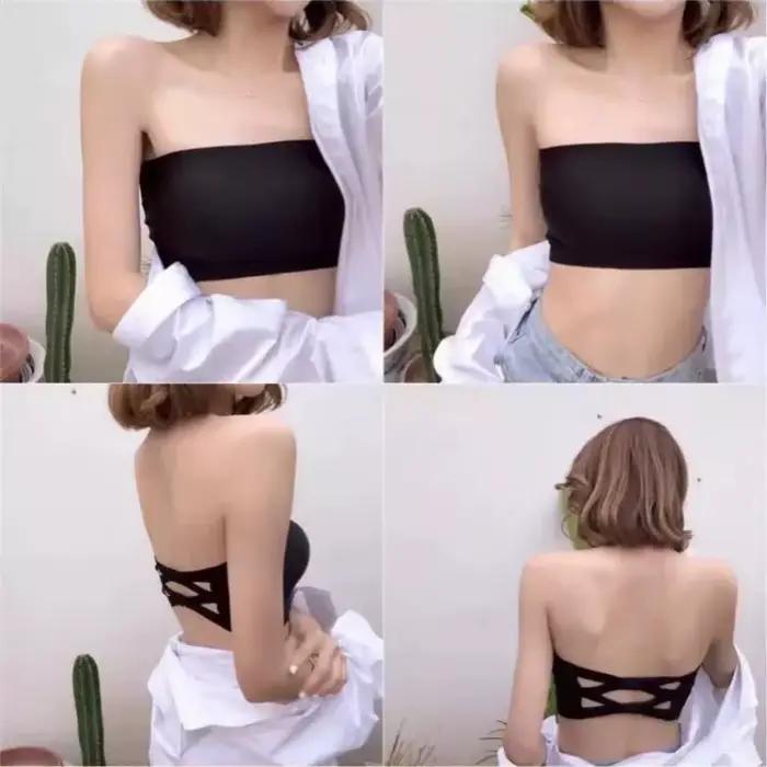 Haut sans couture, soutien-gorge Invisible pour femmes, sous-vêtements sans bretelles, soutien-gorge rayé, soutien-gorge ajusté et respirant, flambant neuf