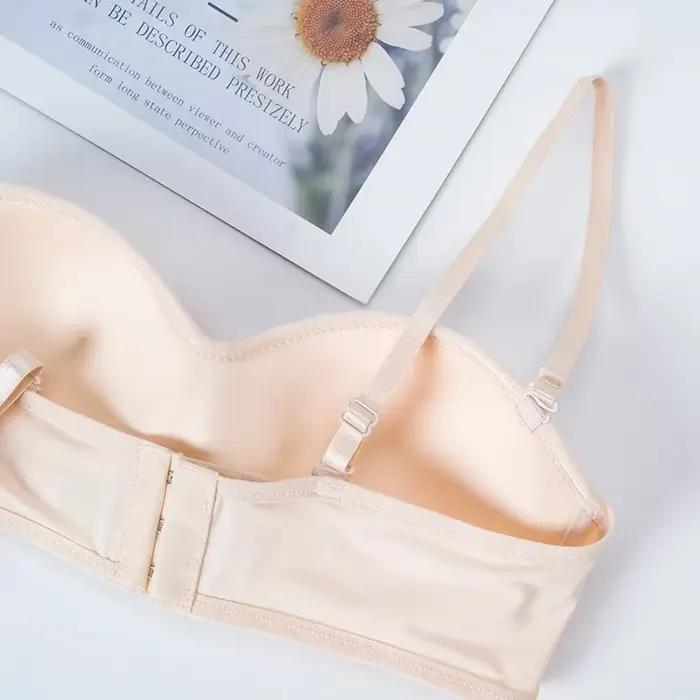 Soutien-gorge Invisible sans bretelles pour femmes, Bralette, bonnet 1/2, sous-vêtements féminins, sans couture, pour fête de mariage, Lingerie Sexy, nouveau