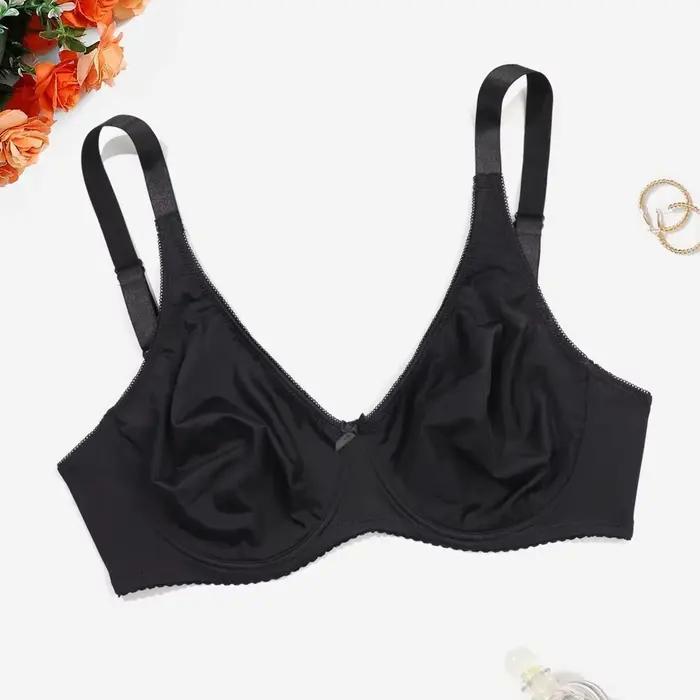 Beauwear podprsenka s kosticami pre veľké prsia ženy jednofarebná veľká veľkosť podprsenky pre