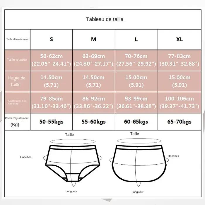 Bodyshaper taille haute sans couture culottes femmes sous-vêtements antibactériens doux entrejambe slips pour femmes intimes Lingerie Shapewear