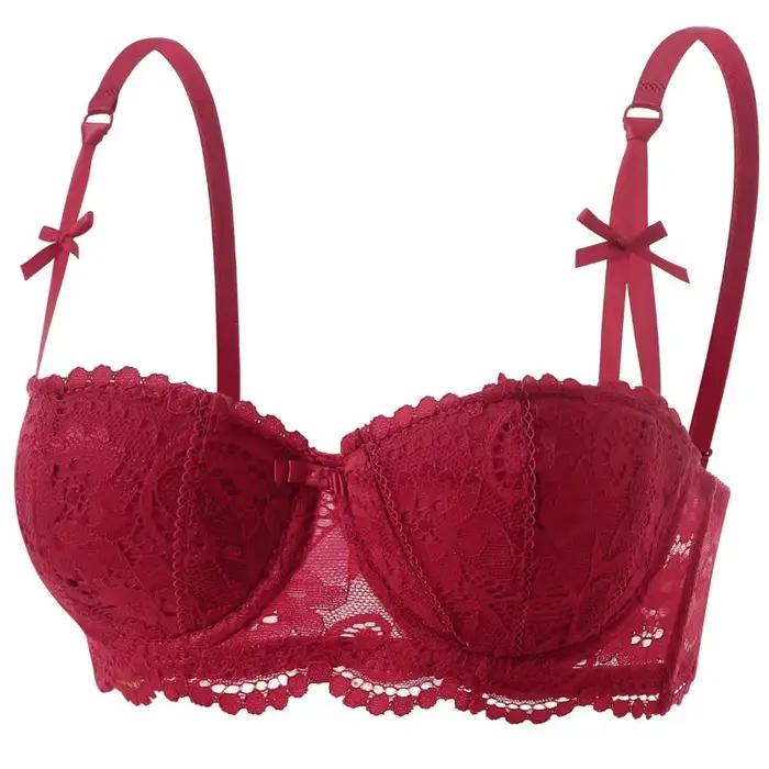 Soutien-gorge push-up en dentelle française pour femme, respirant, sans armatures, anti-affaissement, lingerie pour petite poitrine, confort sans couture, usage quotidien