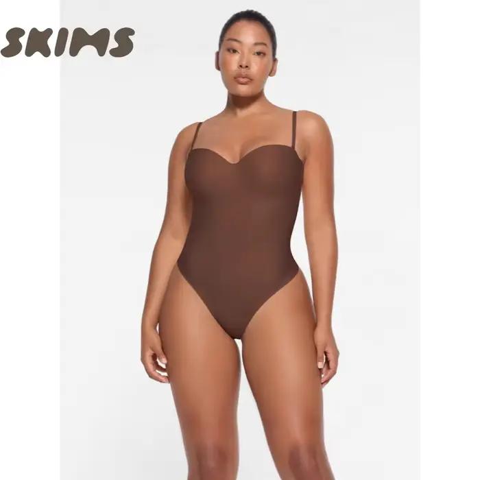 SKIMS HIRE BODY UNDERWIRE THONG BODYSUIT – Tvarovacie