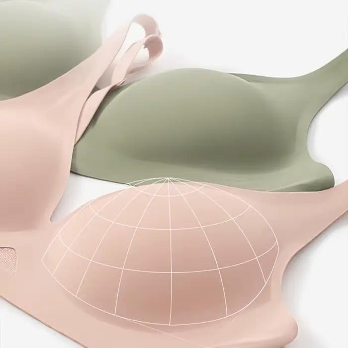 Soutien-gorge sans fil, Push Up, Bralette, Sexy, sans couture, Lingerie féminine, sous-vêtements soyeux, vêtements de nuit intimes