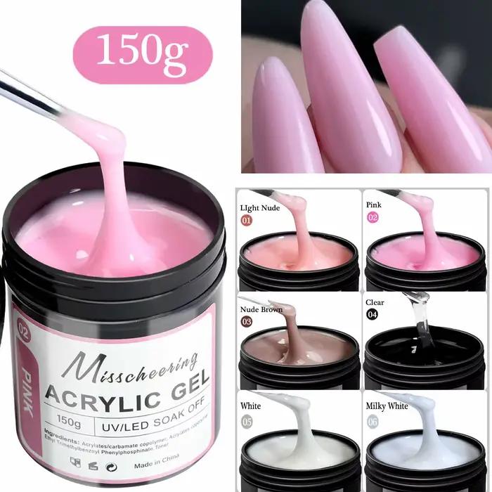 1 nádoba 100/150g Poly Gél na nechty UV LED tvrdý stavebný Gél na
