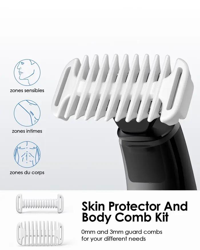 Náhradná čepeľ z nehrdzavejúcej ocele pre holiaci strojček Oneblade QP2630/QP2520/QP2530 s ochrannými krytkami