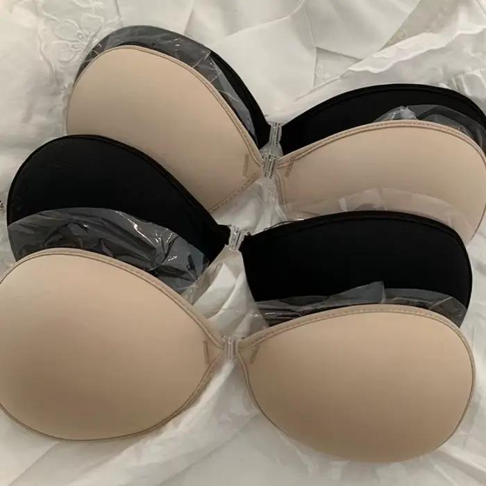2025 nouvelles femmes été poitrine autocollants soulever soutien-gorge nu auto-adhésif soutien-gorge couverture Invisible soutien-gorge Silicone Pad Sexy bretelles poitrine
