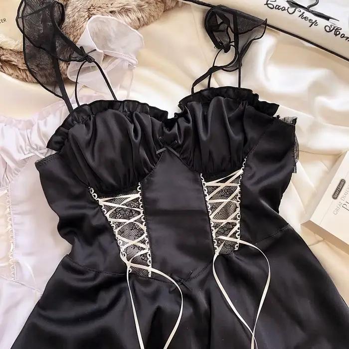 Francúzska sexy nočná košeľa pre ženy