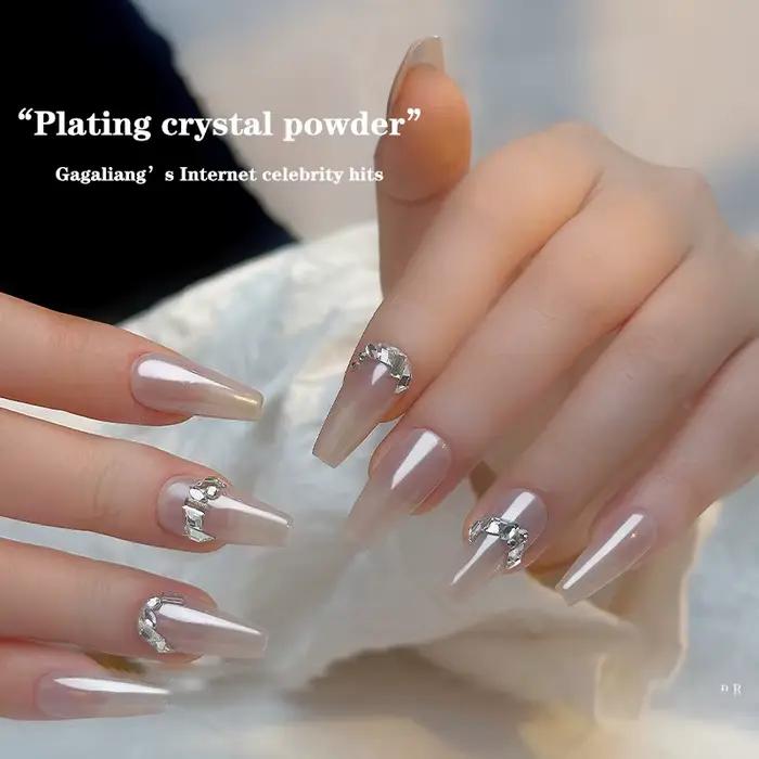 Aurora Pearl White N64.Trblietavý prach