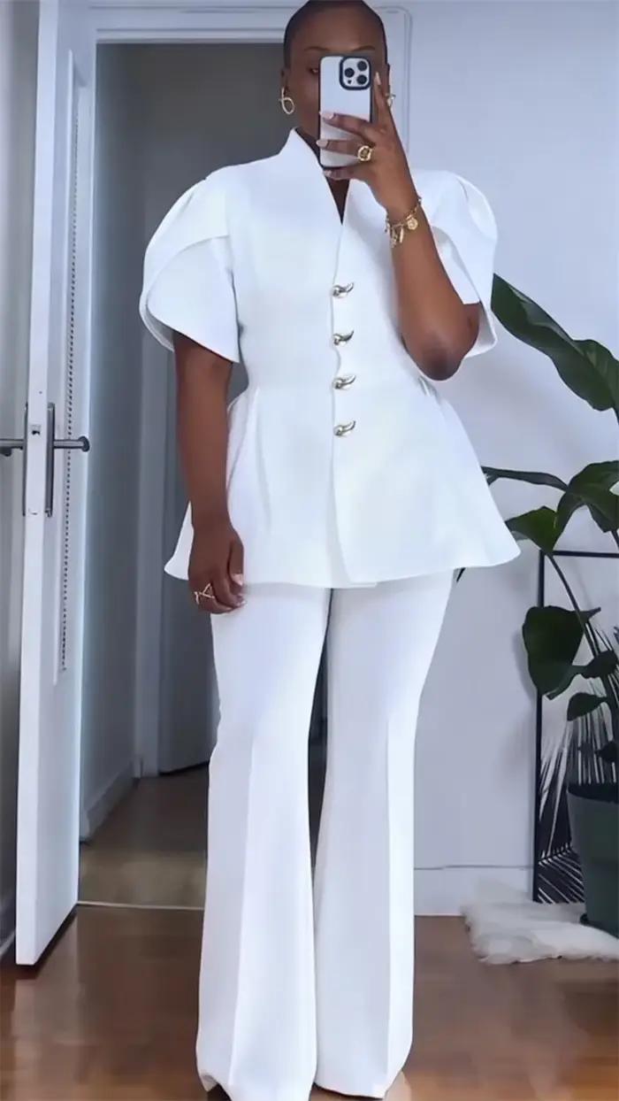 Elegantný dvojdielny vintage set pre ženy