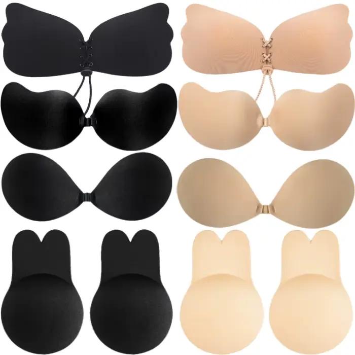 Neviditeľná push-up podprsenka zo silikónu pre ženy