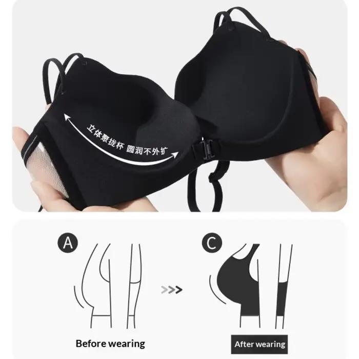 Push-up podprsenka s predným zapínaním pre ženy