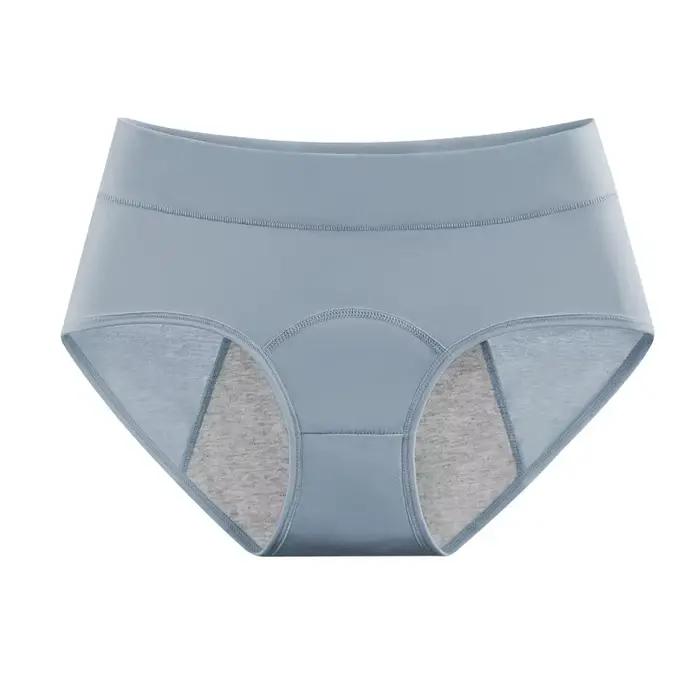Culotte menstruelle haute taille en coton pour femmes protection anti-fuite variété de couleurs confortable usage quotidien et cadeau spécial
