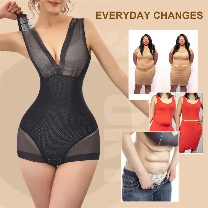 Flarixa – maillot de corps en maille Sexy pour femmes, soutien-gorge Push Up, débardeur, formateur de taille, ventre plat, Lingerie transparente
