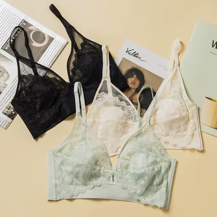 Čipkovaná push-up podprsenka pre ženy