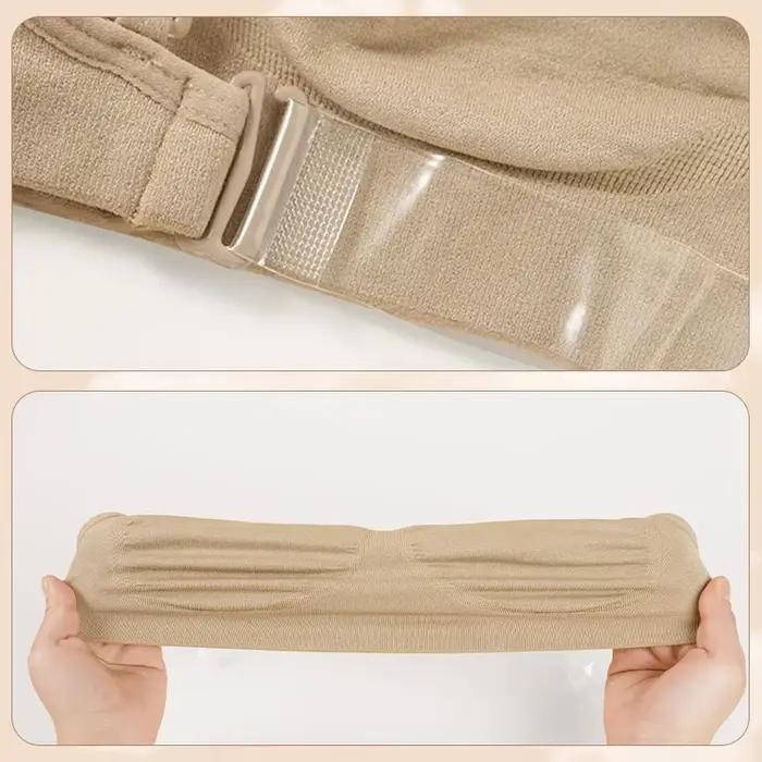 Soutien-gorge de danse à bretelles invisibles pour femmes, sous-vêtements de gymnastique de Ballet, soutien-gorge de sport dos nu sans couture pour filles