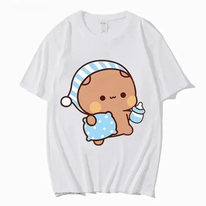 Rokomilé párové tričko BuBu Panda ide spať s DuDu medvedíkom grafické