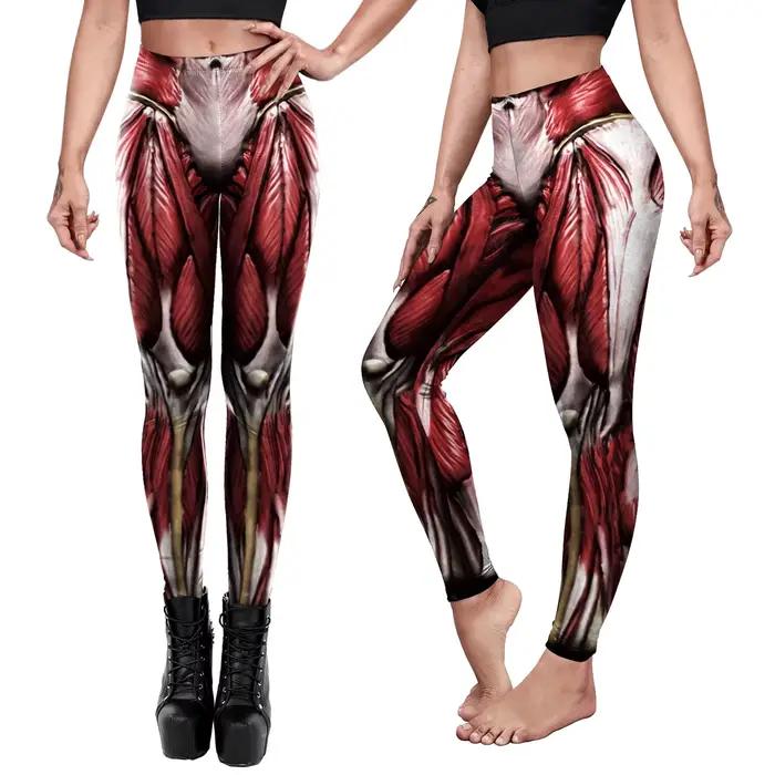 Zawaland - Elastické slim anime legíny pre ženy