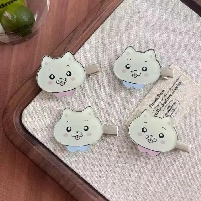 Unisex kawaii mačacia spona do vlasov