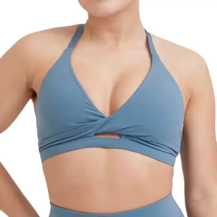 Soutien-gorge sport absorbant les chocs pour femmes, soutien-gorge haute résistance, sensation haut de gamme, gilet de fitness anti-affaissement