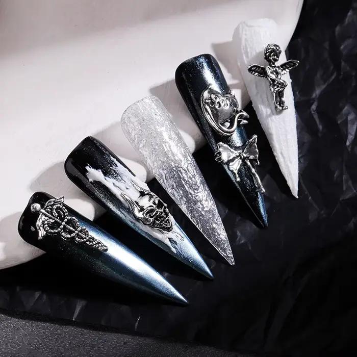 Halloweenská zmes štýlov pre nail art