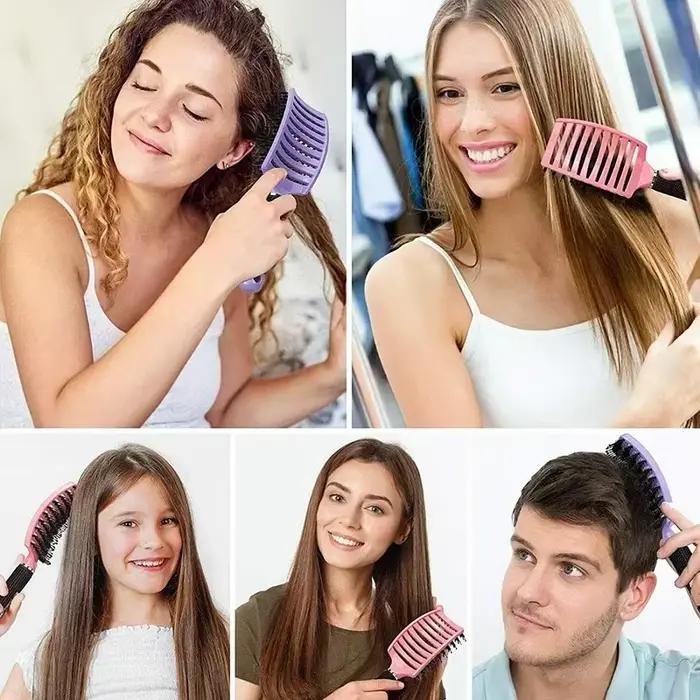 Kefa na vlasy - hrebeň na masáž pokožky hlavy